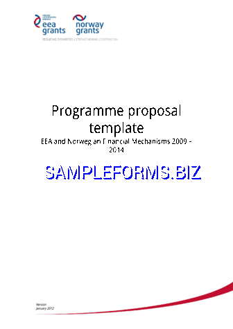 Programme Proposal Template docx pdf free